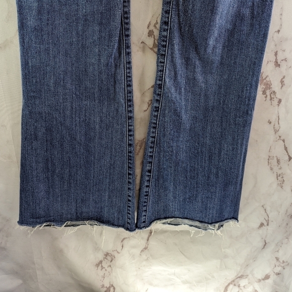 Kut From The Kloth Jean Womens 10 X 31 Bootcut Flare Distressed Frayed Hem - Picture 5 of 12